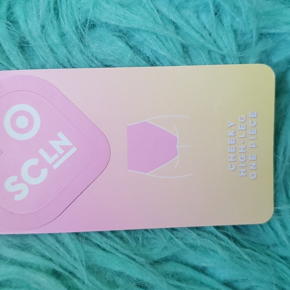 NWT Stoney Clover Lane Tie Dye High Cut Cheeky One Piece SwimSuit - Picture 8 of 8